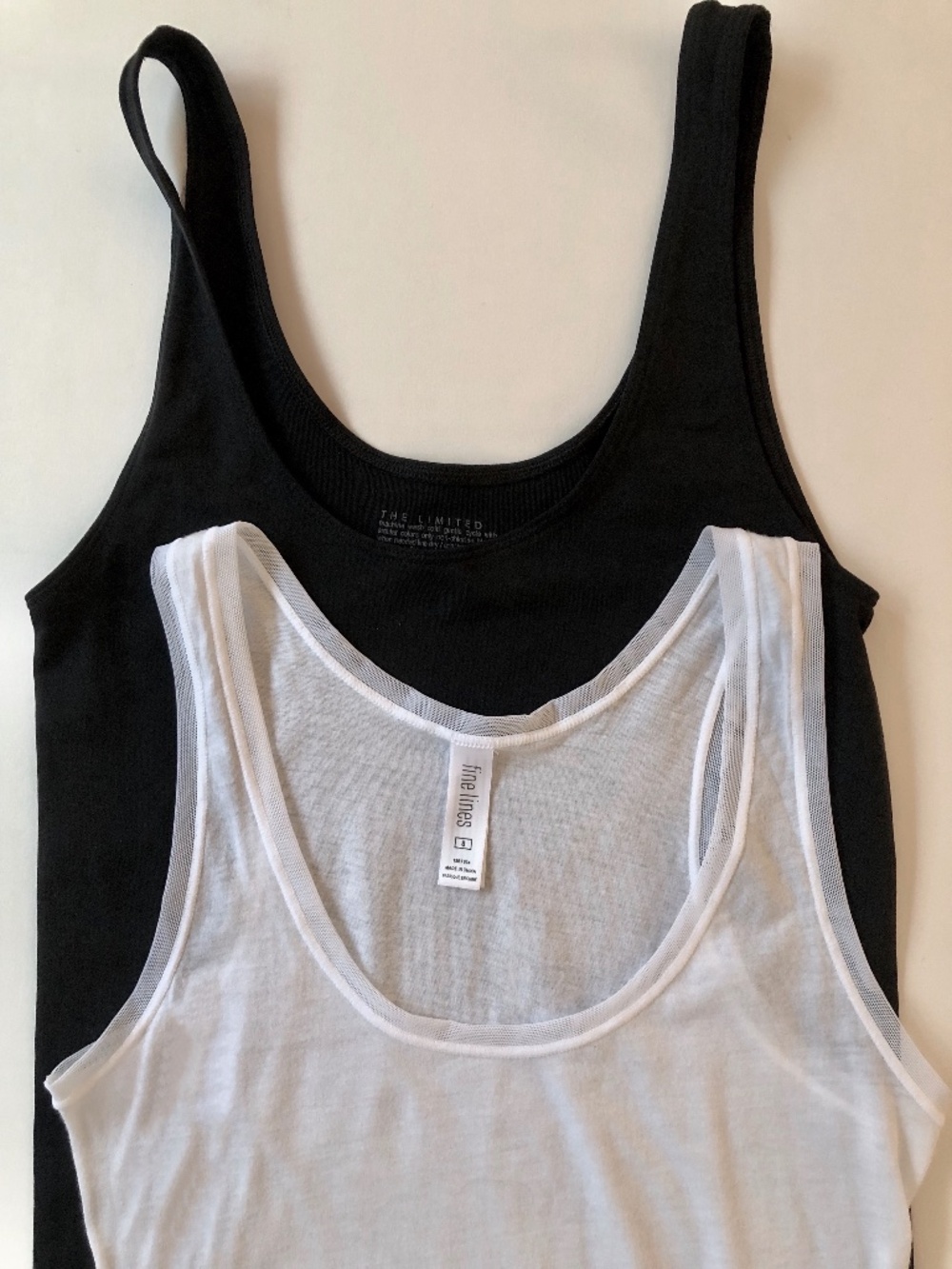 NWOT Bundle of 2 Tank Tops in Black & White